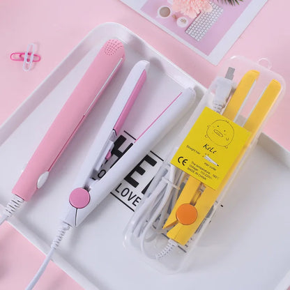 Mini Hair Straightener Flat Iron Ceramic